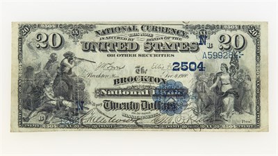 Lot 1008 - United States Second Series $20 National...