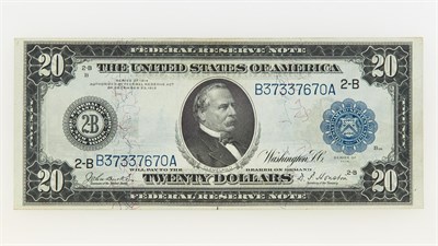 Lot 1010 - United States 1914 FRN $20 Note Fr. 970 Serial...