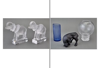 Lot 278 - Group of Lalique Glass Articles Comprising a...