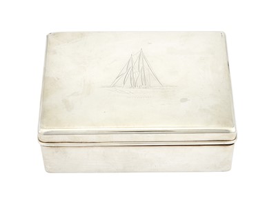 Lot 543 - Yachting Interest: Tiffany & Co. Sterling Silver Box