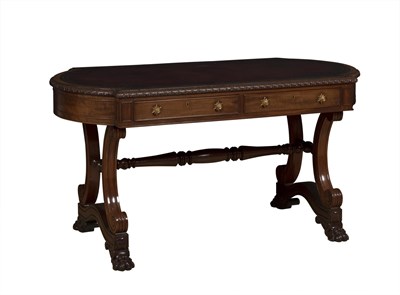 Lot 95 - William IV Style Mahogany Writing Table Height...