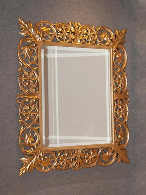 Lot 148 - Italian Baroque Style Giltwood Mirror Height...