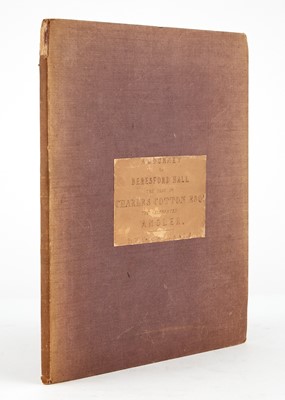Lot 108 - [ANGLING]
ALEXANDER, W. A. A Journey to Beresford Hall the Seat of Charles Cotton Esq.re the Celebrated Author and Angler.