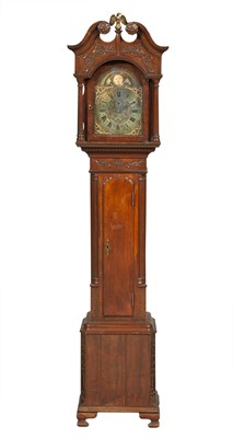 Lot 99 - George III Style Mahogany Diminutive Tall Case Clock