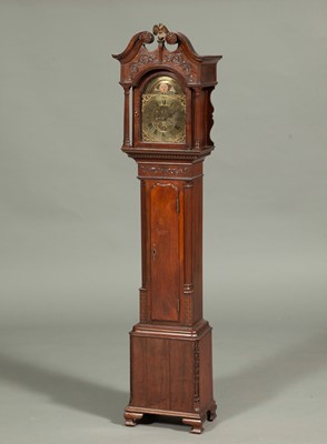 Lot 99 - George III Style Mahogany Diminutive Tall Case Clock