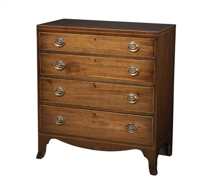 Lot 85 - George III Inlaid Mahogany Chest of Drawers...