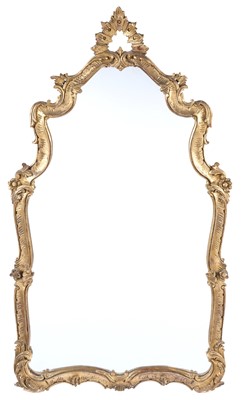 Lot 158 - Rococo Style Giltwood Mirror