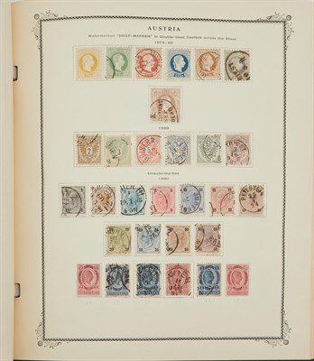 Lot 1105 - Appealing Austrian Stamp Collection 1850 to...