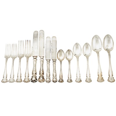 Lot 212 - American Silver Flatware Service