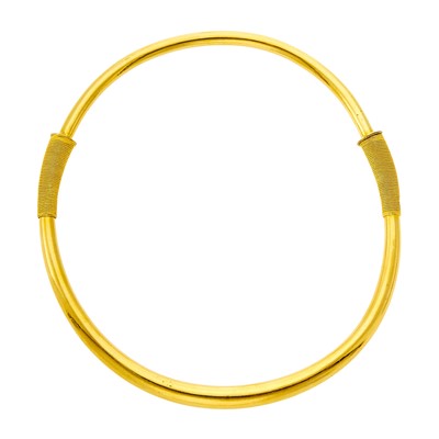 Lot 1119 - High Karat Gold Choker Necklace