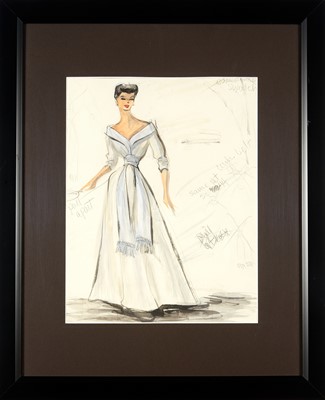 Lot 5117 - An original sketch for Jane Wyman likely for Lucy Gallant