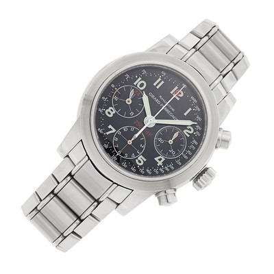 Lot 61 - Girard Perregaux Gentleman's Stainless Steel 'Ferrari TdF' Chronograph Wristwatch, Ref. 8090