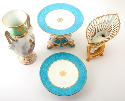 Lot 177 - Group of Paris Porcelain Table Articles