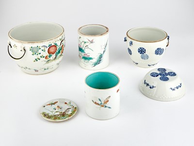 Lot 53 - Four Chinese Porcelain Canisters