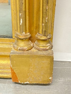 Lot 128 - Regency Giltwood and Eglomise Mirror