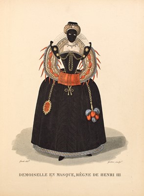 Lot 6 - [COSTUMES]
Two illustrated books about European costumes and a collection of historical costume plates.