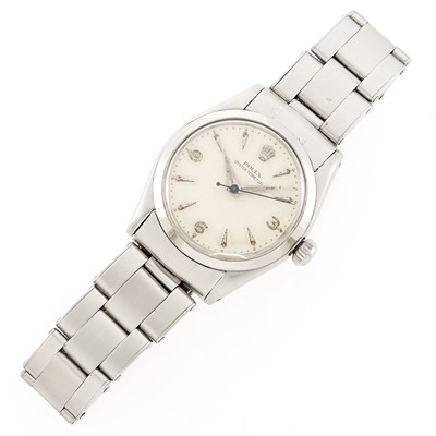 Lot 1068 - Rolex Stainless Steel 'Oyster Perpetual' Wristwatch, Ref. 6548/6549