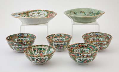 Lot 130 - Group of Chinese Rose Medallion Porcelain Articles