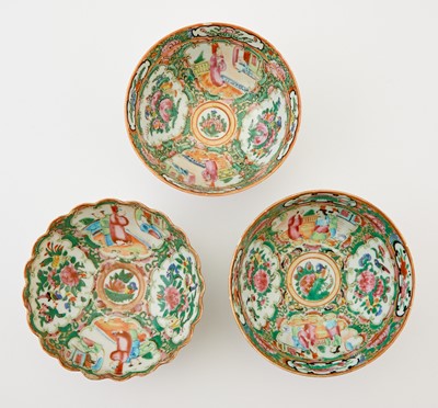 Lot 130 - Group of Chinese Rose Medallion Porcelain Articles