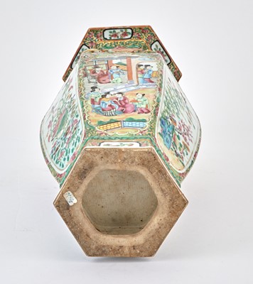 Lot 134 - Two Chinese Rose Medallion Porcelain Vases