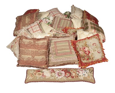 Lot 168 - Group of Needlepoint and Other Pillows