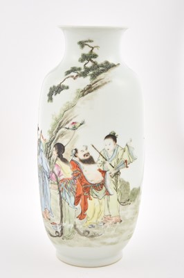 Lot 226 - A Chinese Enameled Porcelain Vase