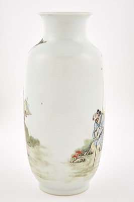 Lot 226 - A Chinese Enameled Porcelain Vase