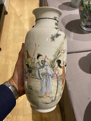 Lot 226 - A Chinese Enameled Porcelain Vase