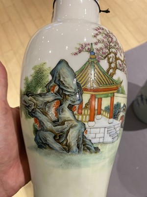 Lot 232 - A Chinese Enameled Porcelain Vase