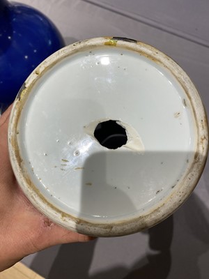 Lot 199 - A Chinese Blue and White Porcelain Vase