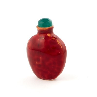 Lot 3 - A Chinese Realgar Snuff Bottle