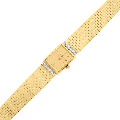 Lot 1228 - Baume & Mercier Gold and Diamond Wristwatch