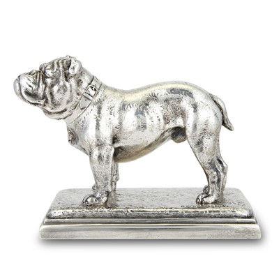 Lot 542 - Gorham Sterling Silver Figure of an English Bulldog