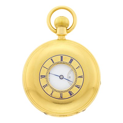 Lot 50 - Tiffany & Co. Gold Demi-Hunter Pocket Watch