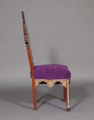 Lot 80 - Mother-of-Pearl Inset Side Chair