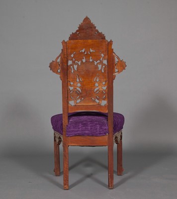 Lot 80 - Mother-of-Pearl Inset Side Chair