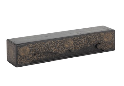 Lot 85 - Japanese Lacquered Scroll Case