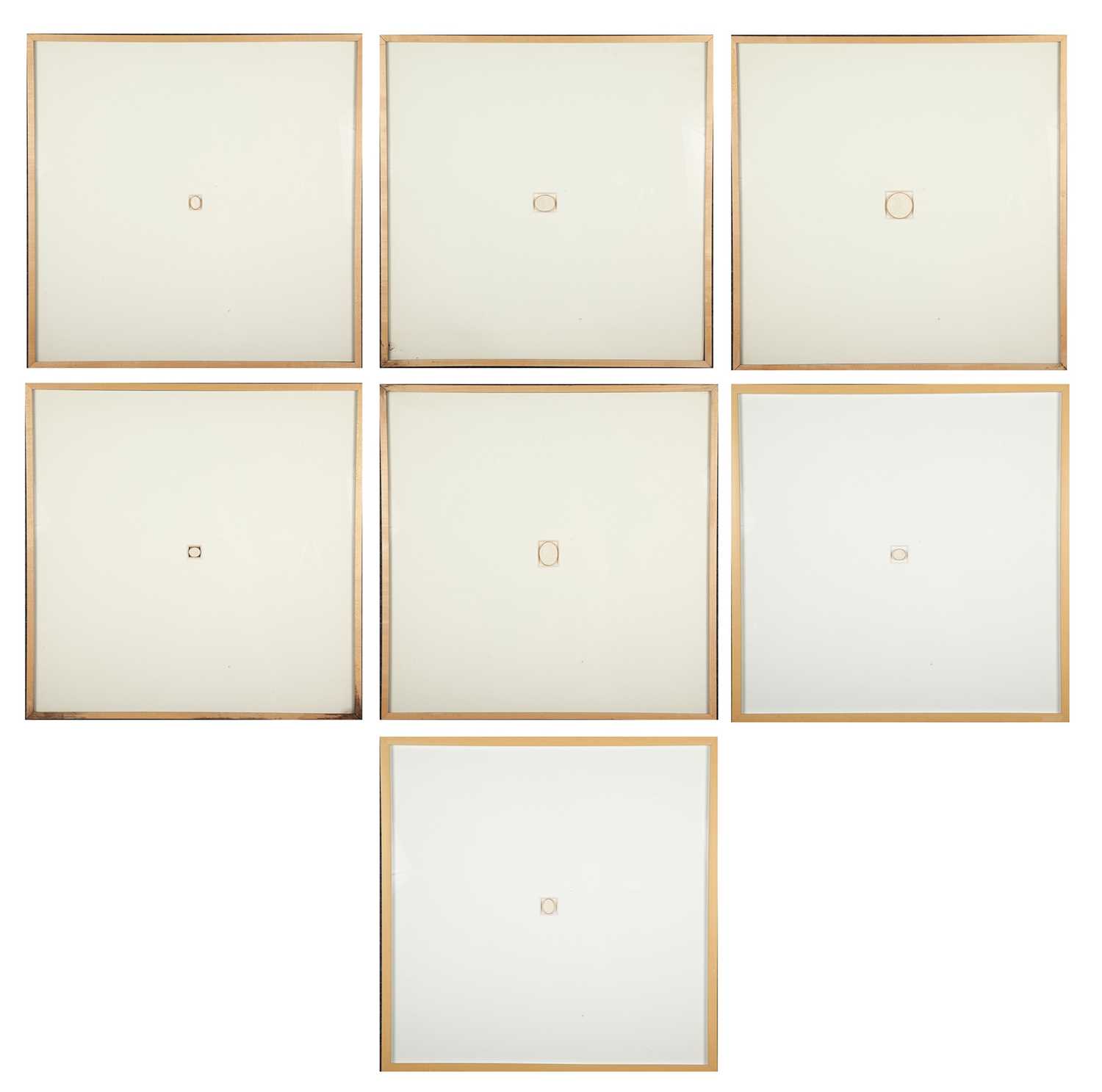 Lot 59 - Group of Seven Framed Plaster Intaglios