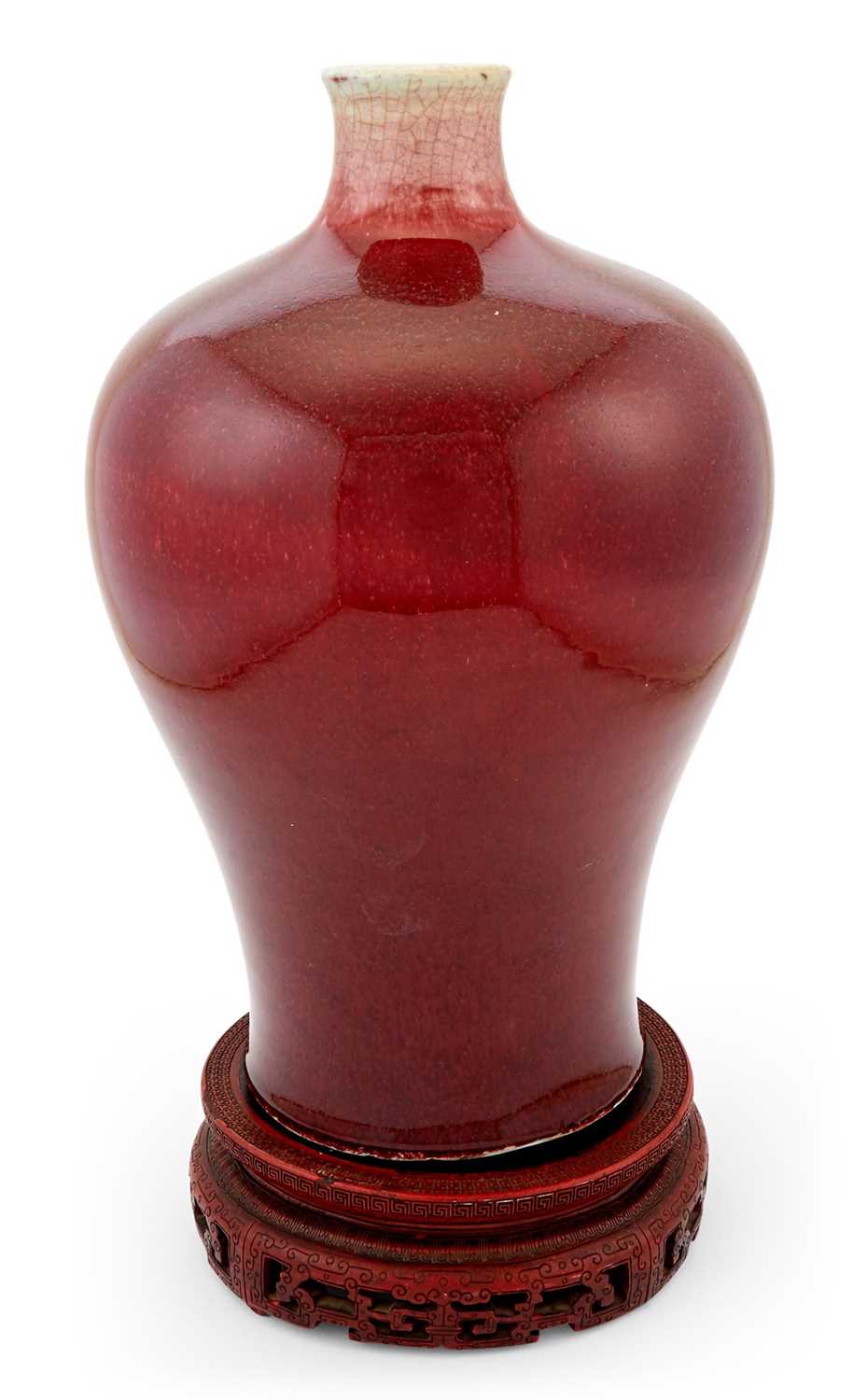 Lot 356 - A Chinese Oxblood Porcelain Vase