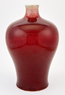 Lot 356 - A Chinese Oxblood Porcelain Vase