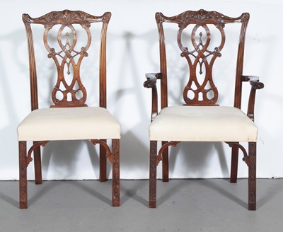 Lot 117 - Set of Twelve George III Style Dining Chairs