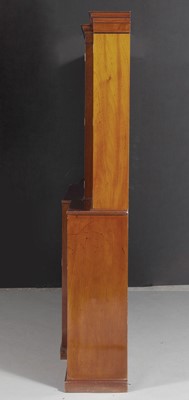 Lot 106 - George III Inlaid Mahogany Breakfront Bookcase