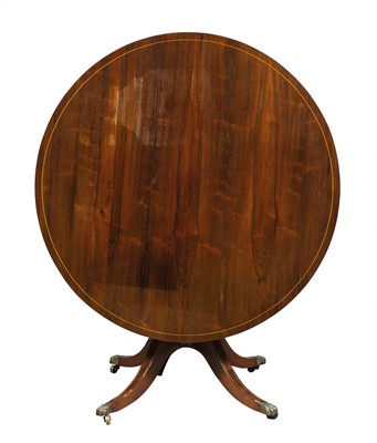 Lot 118 - Regency Rosewood Breakfast Table