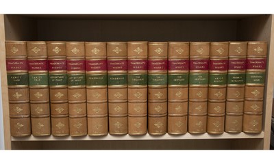 Lot 186 - [FINE BINDING - LITERATURE] THACKERAY, WILLIAM MAKEPEACE. The Works.