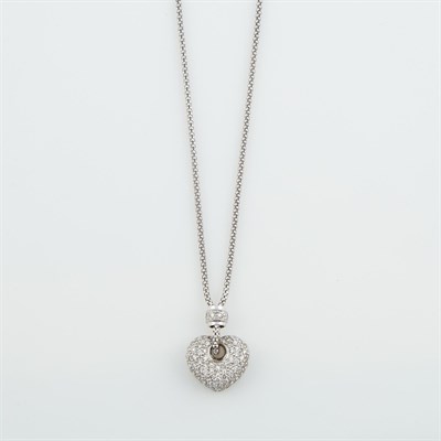 Lot 158 - Diamond Necklace, 106 diamonds about 2.00 cts.,...