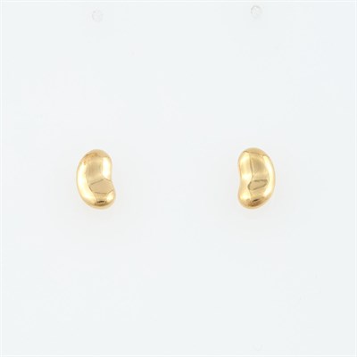 Lot 162 - Two Gold Earrings, 18K 2 dwt., signed Tiffany...