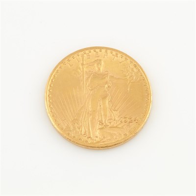 Lot 221 - US Gold Coin: Double Eagle Saint Gaudens Type...