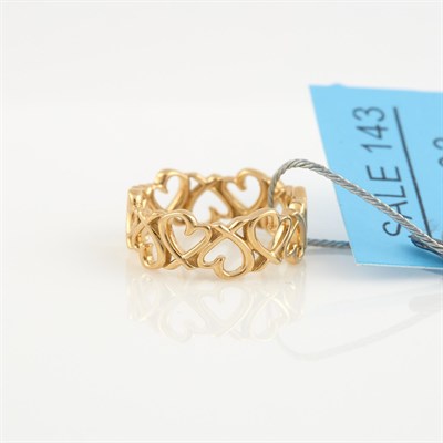 Lot 263 - Gold Ring, 18K 3 dwt., signed Tiffany & Co.