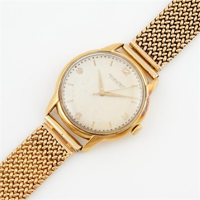 Lot 463 - Mans Gold Bracelet Watch, International Watch...