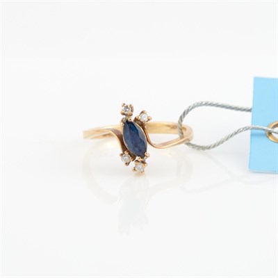 Lot 485 - Gold and Stone Ring, 18K 1 dwt. all